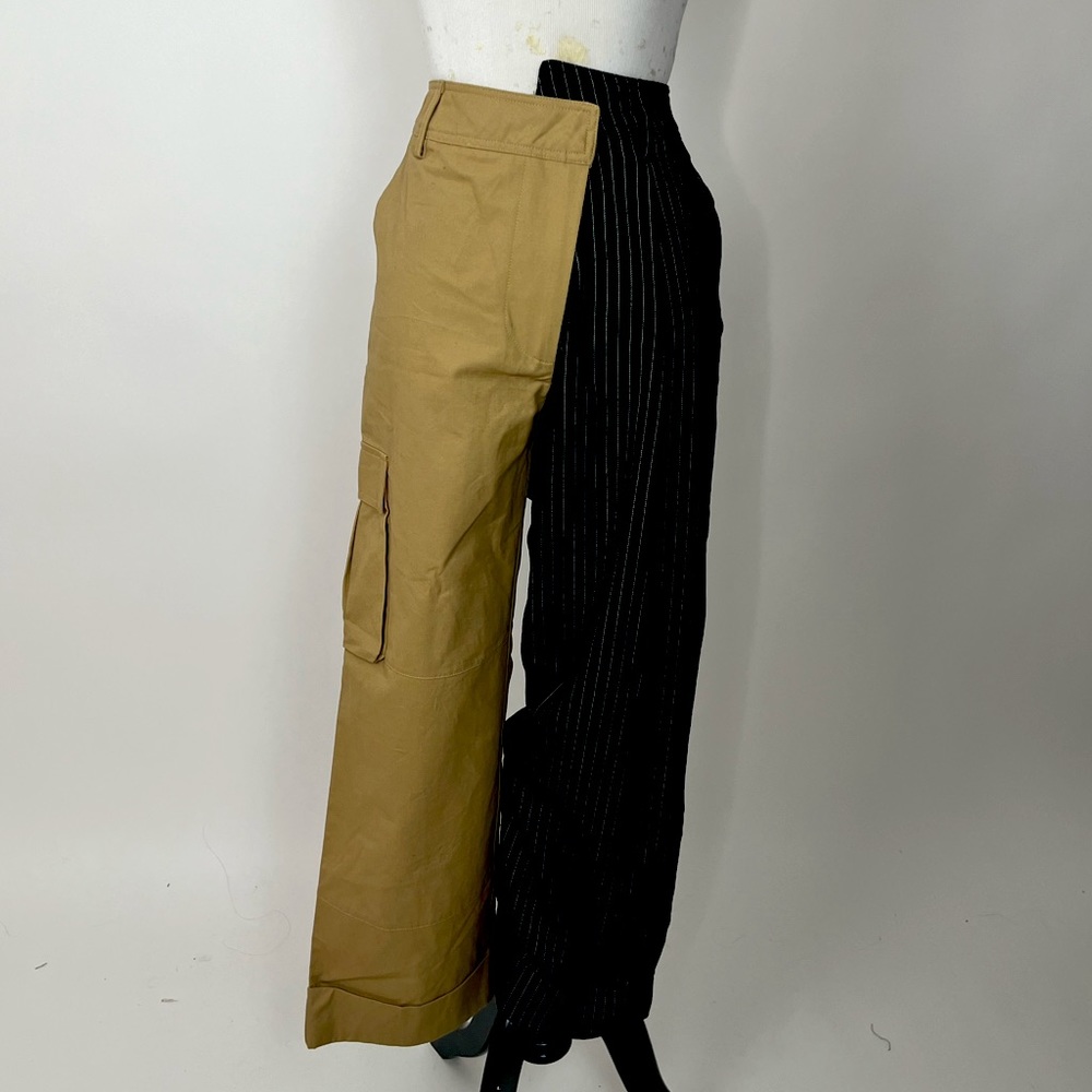 Choosy crossover colorblocking pants